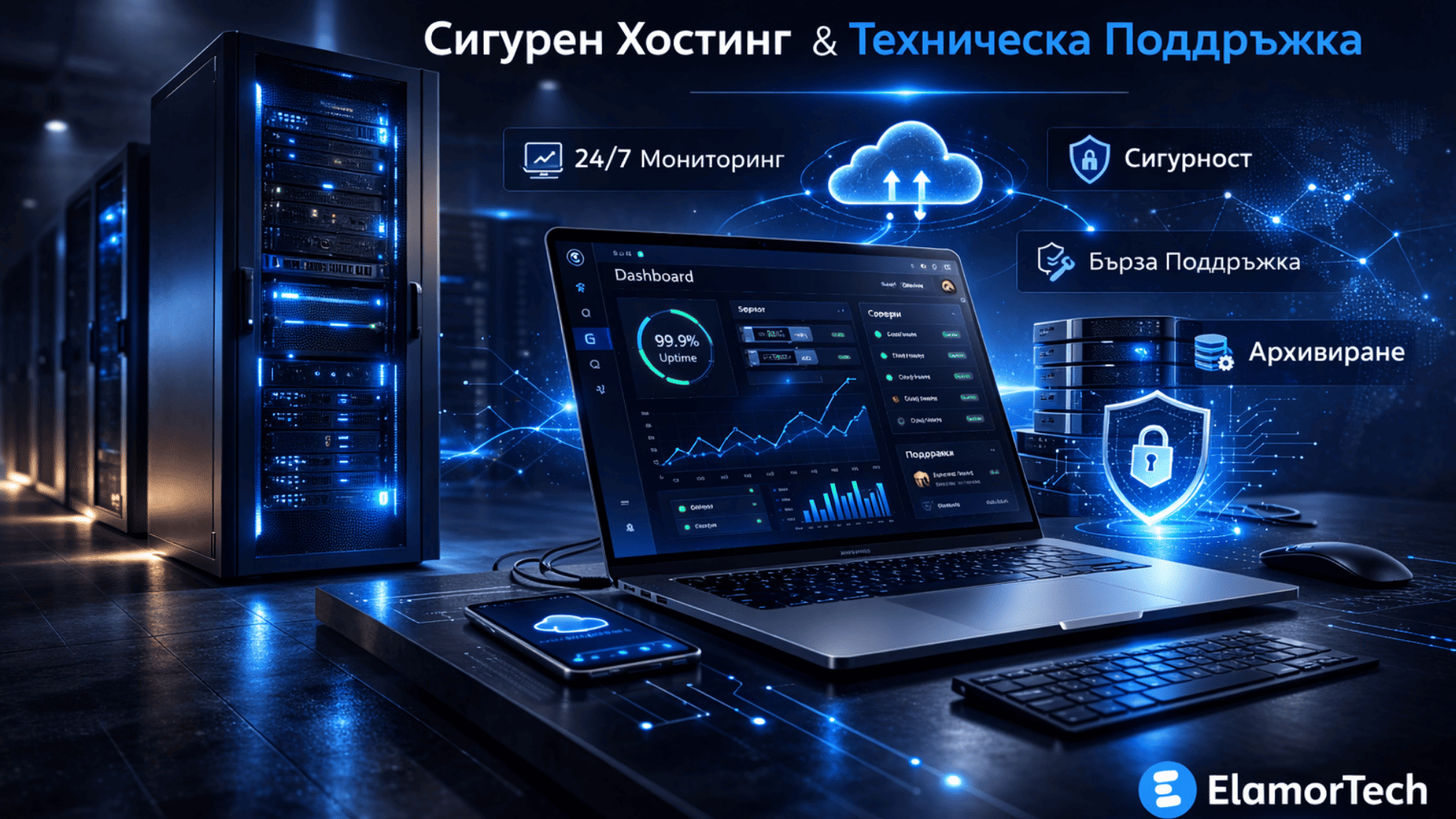 ХОСТИНГ И ТЕХНИЧЕСКА ПОДДРЪЖКА